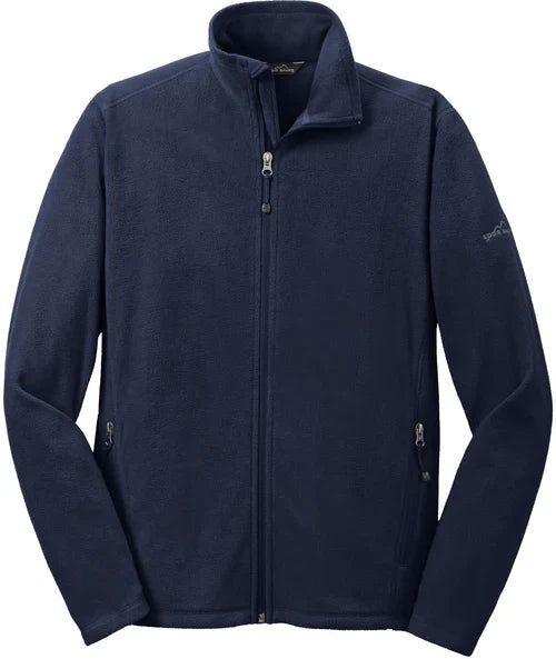 Eddie Bauer Full-Zip Microfleece Jacket with custom logo embroidery