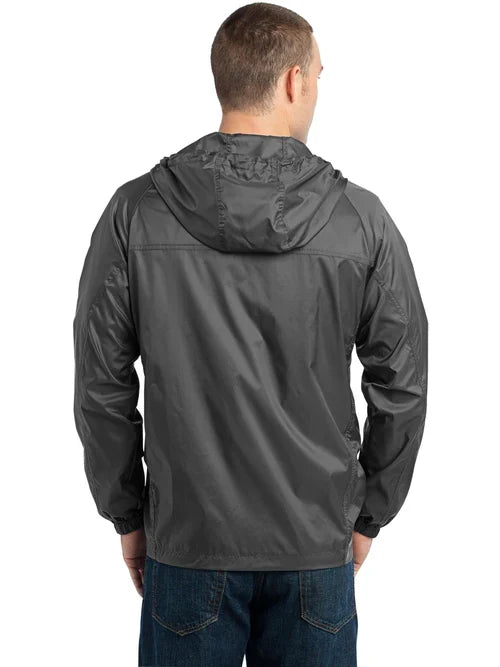 Eddie Bauer Packable Wind Jacket with custom logo embroidery