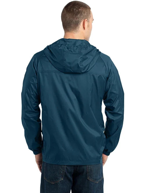 Eddie Bauer Packable Wind Jacket with custom logo embroidery