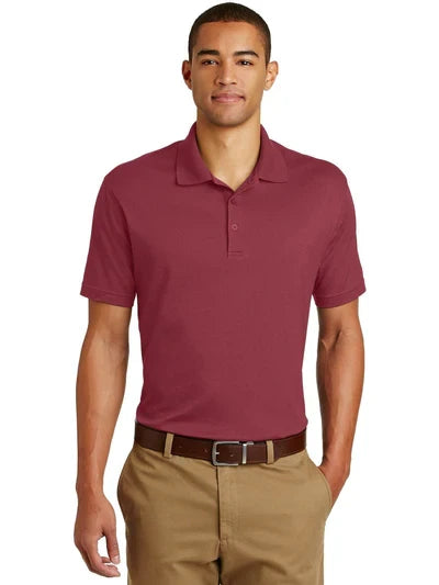 Eddie Bauer Performance Polo with custom logo embroidery