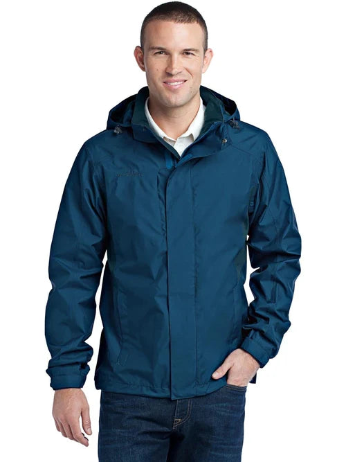 Eddie Bauer Rain Jacket with custom logo embroidery