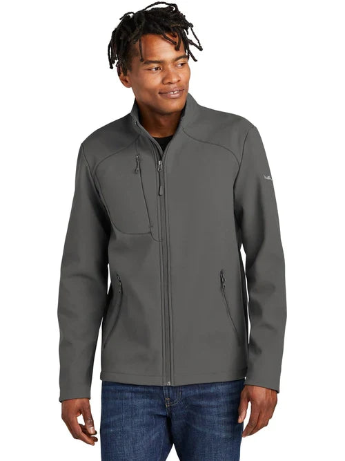 Eddie Bauer Stretch Soft Shell Jacket with custom logo embroidery