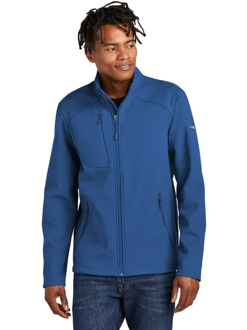 Eddie Bauer Stretch Soft Shell Jacket with custom logo embroidery