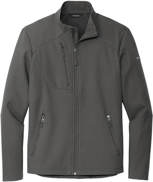 Eddie Bauer Stretch Soft Shell Jacket with custom logo embroidery