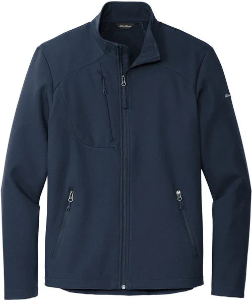 Eddie Bauer Stretch Soft Shell Jacket with custom logo embroidery