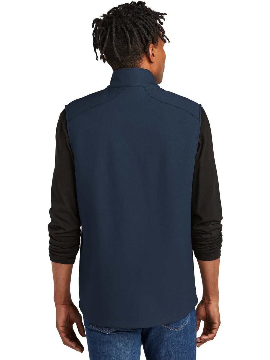 Eddie Bauer Stretch Soft Shell Vest with custom logo embroidery