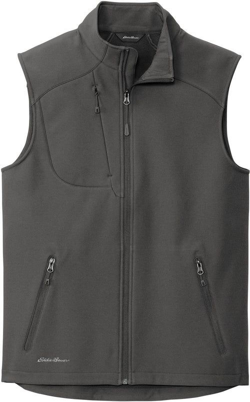Eddie Bauer Stretch Soft Shell Vest with custom logo embroidery