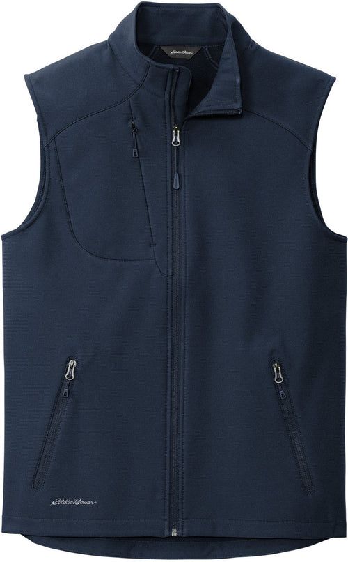 Eddie Bauer Stretch Soft Shell Vest with custom logo embroidery