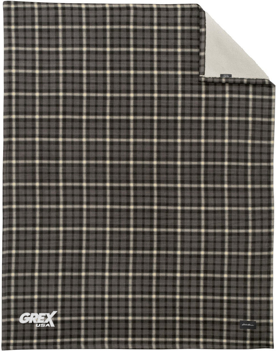 Eddie Bauer Woodland Blanket with custom logo embroidery