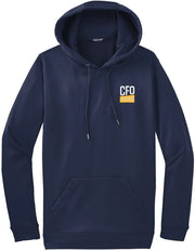 Sport-Tek Sport-Wick Fleece Hooded Pullover with custom logo embroidery