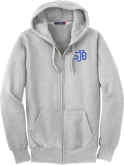 Sport-Tek Super Heavyweight Full-Zip Hooded Sweatshirt with custom logo embroidery