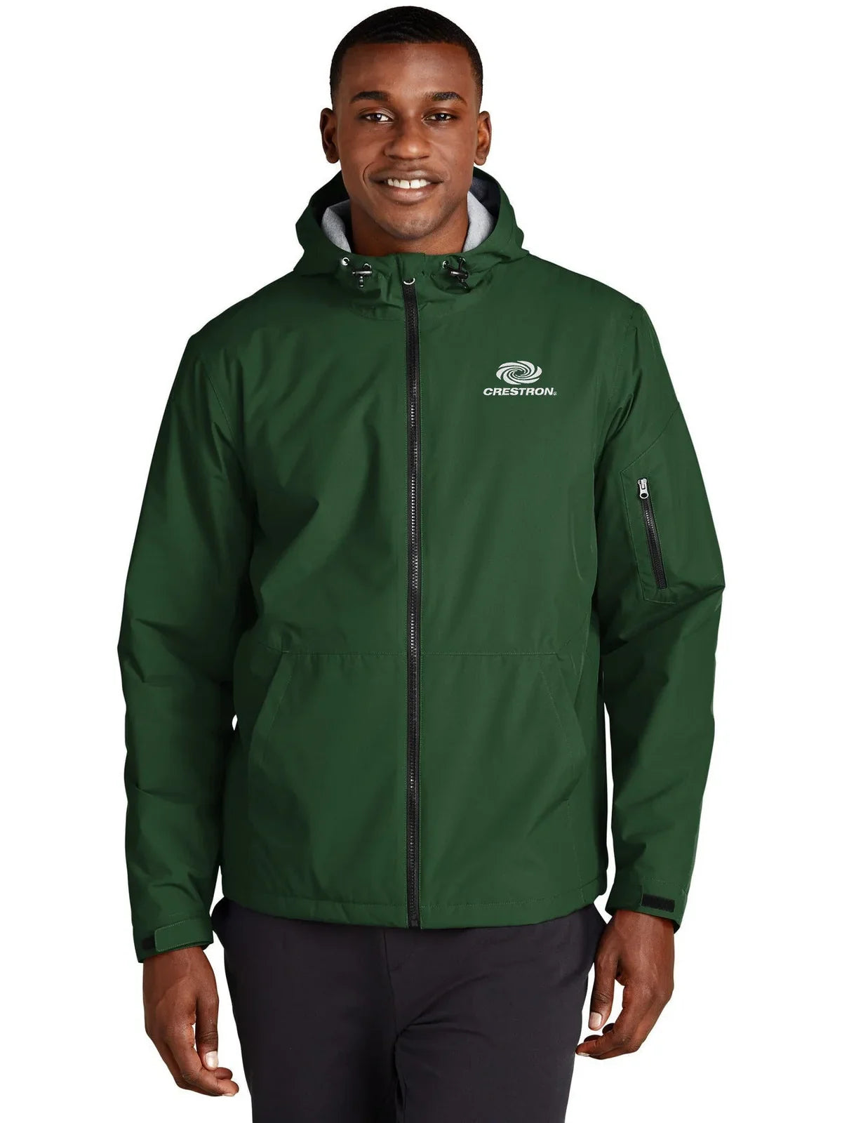 Sport-Tek Waterproof Insulated Jacket with custom logo embroidery