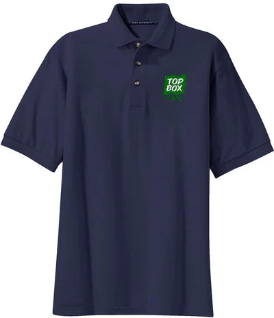 Port Authority Heavyweight Cotton Pique Polo with custom logo embroidery