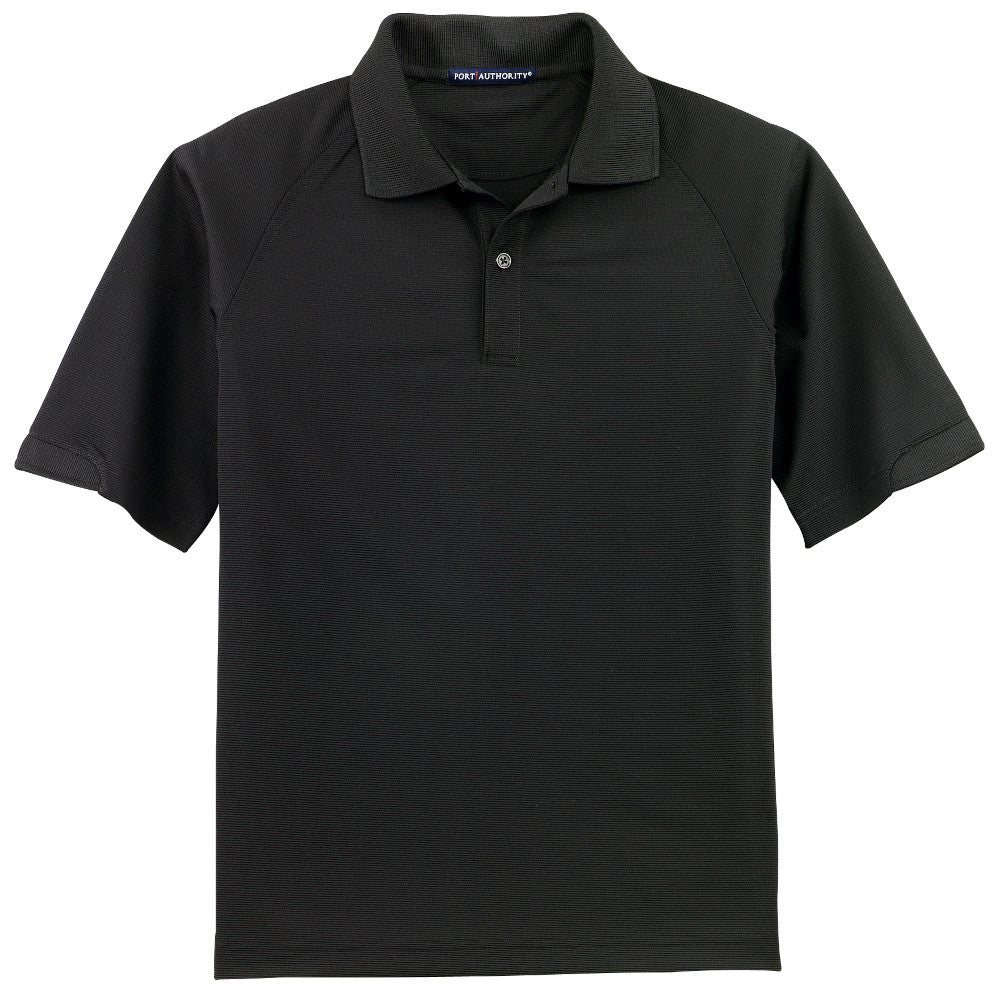 Port Authority Dry Zone Ottoman Polo with custom logo embroidery