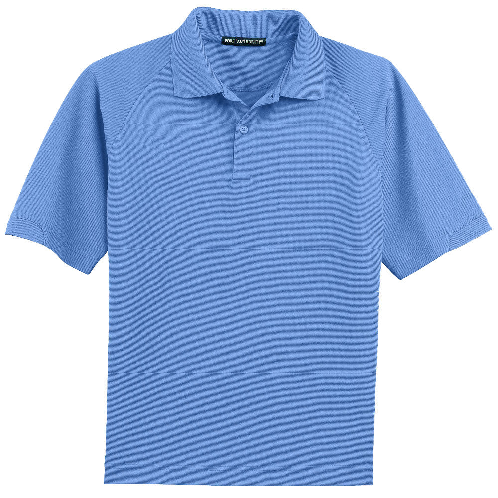 Port Authority Dry Zone Ottoman Polo with custom logo embroidery