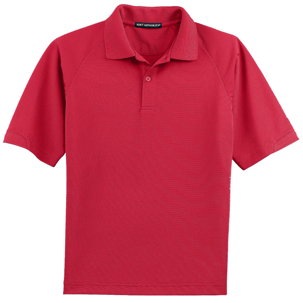 Port Authority Dry Zone Ottoman Polo with custom logo embroidery
