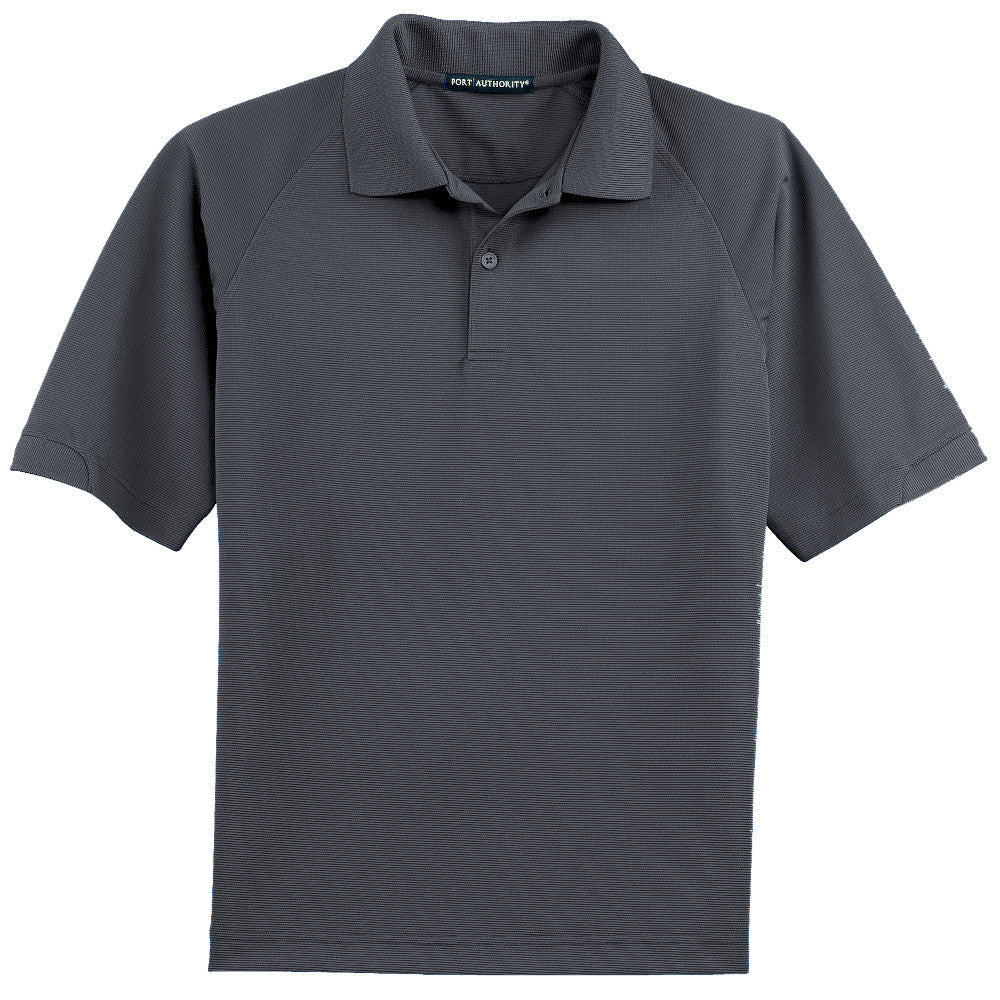 Port Authority Dry Zone Ottoman Polo with custom logo embroidery