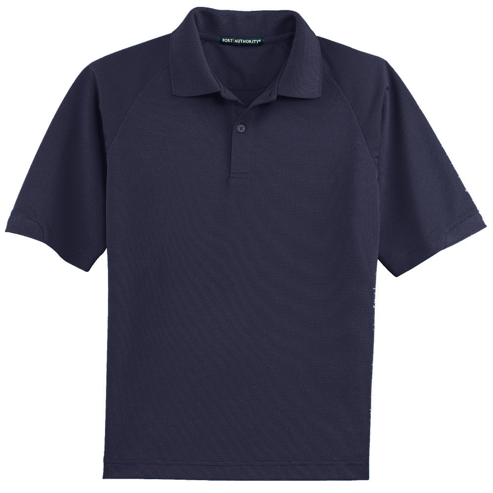 Port Authority Dry Zone Ottoman Polo with custom logo embroidery