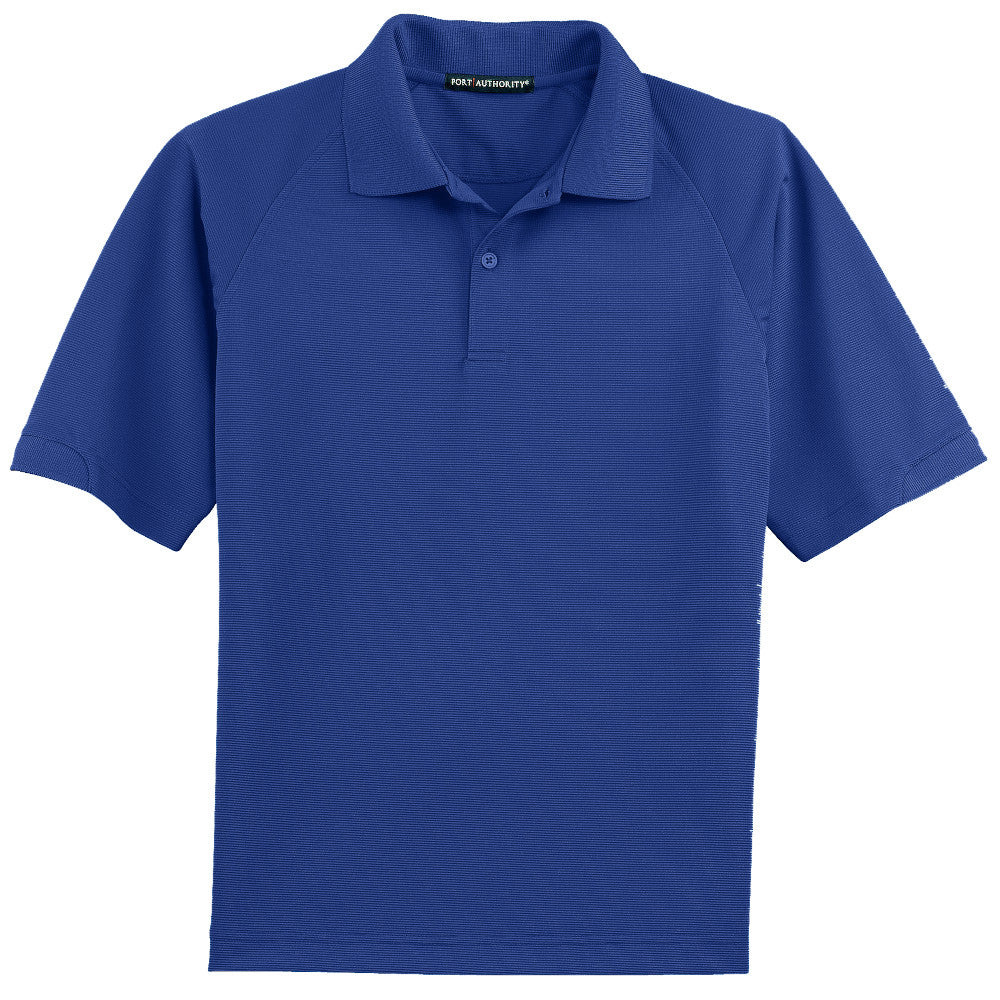 Port Authority Dry Zone Ottoman Polo with custom logo embroidery