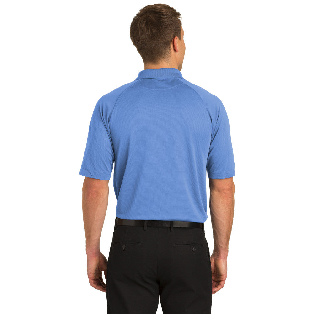 Port Authority Dry Zone Ottoman Polo with custom logo embroidery