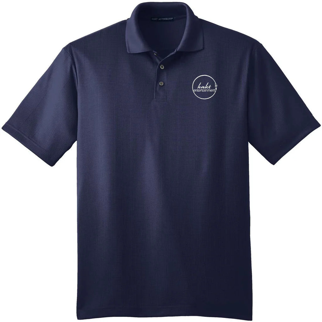 Port Authority Performance Fine Jacquard Polo with custom logo embroidery
