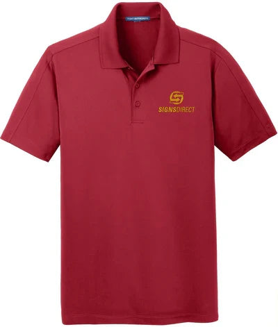 Port Authority Diamond Jacquard Polo with custom logo embroidery