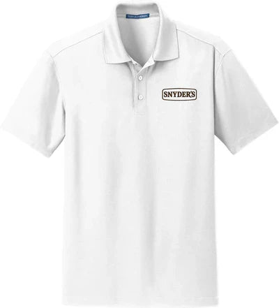 Port Authority Dry Zone Grid Polo with custom logo embroidery