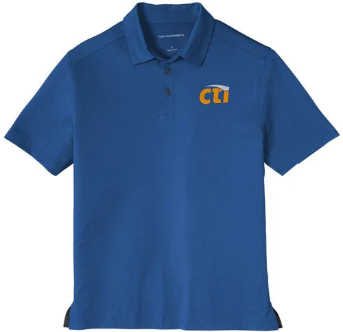 Port Authority City Stretch Polo with custom logo embroidery
