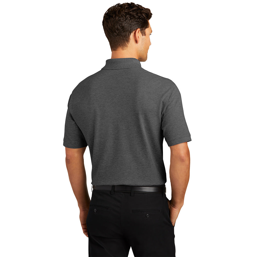 Port Authority EZCotton Polo with custom logo embroidery