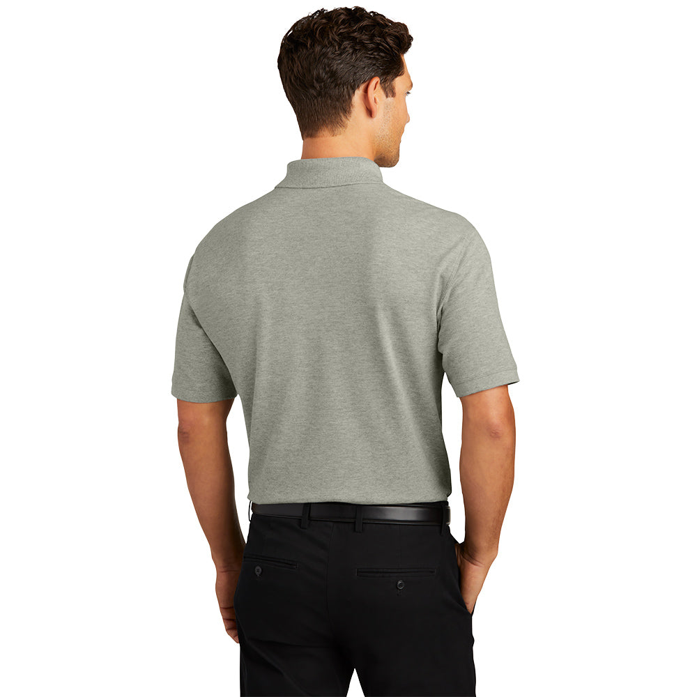 Port Authority EZCotton Polo with custom logo embroidery