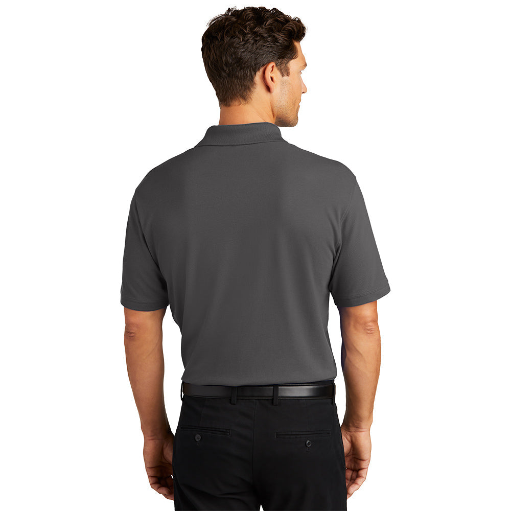 Port Authority EZCotton Polo with custom logo embroidery