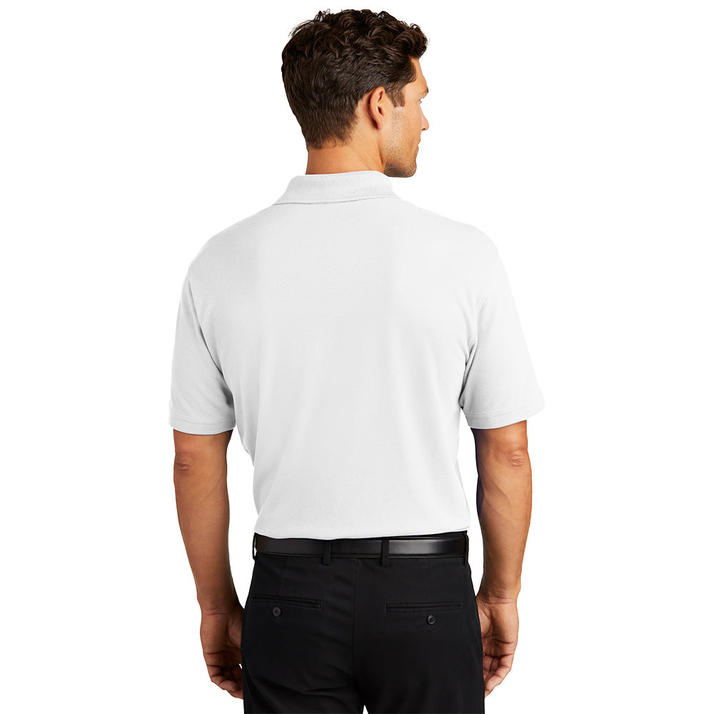 Port Authority EZCotton Polo with custom logo embroidery