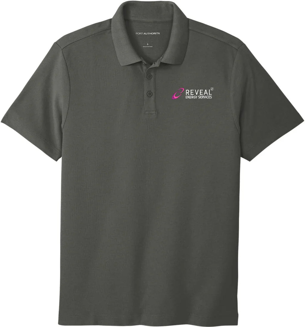 Port Authority SuperPro React Polo with custom logo embroidery