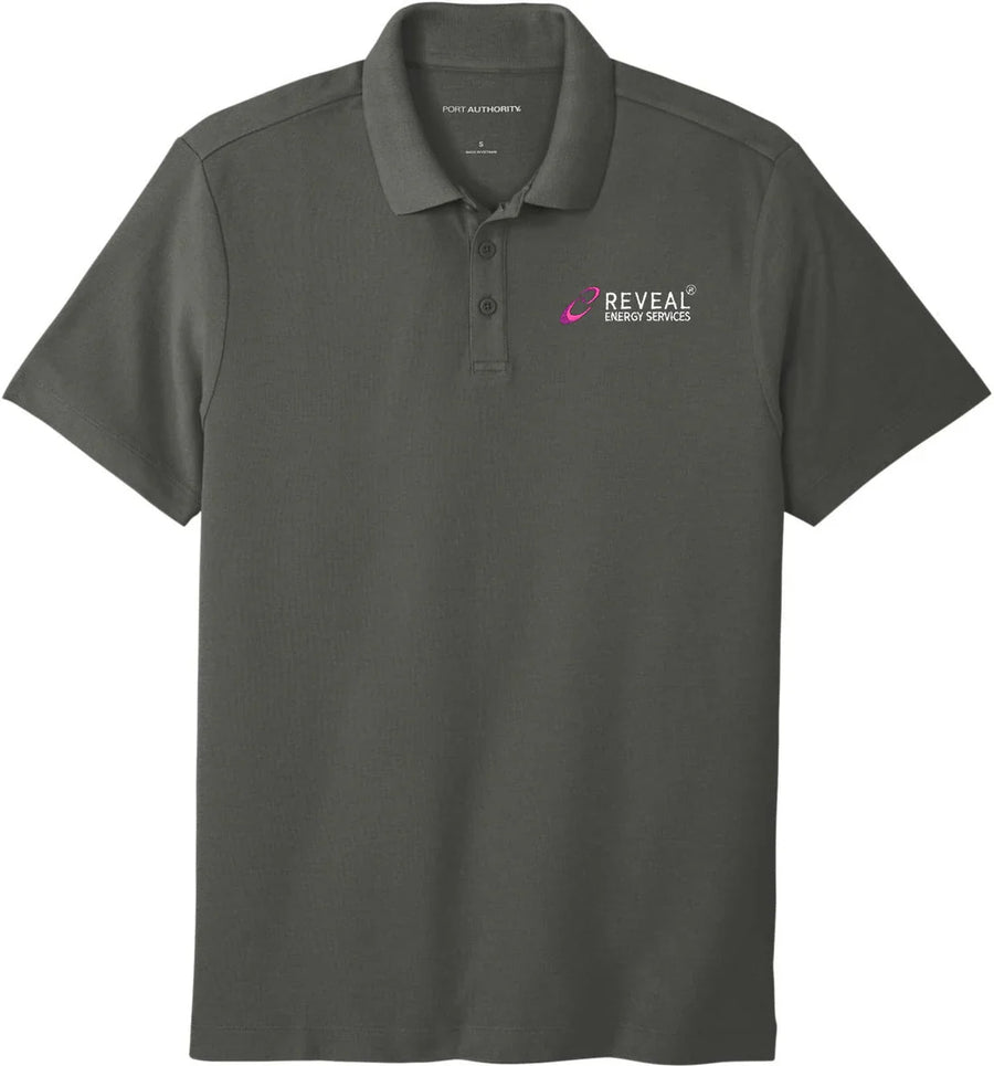 Port Authority SuperPro React Polo with custom logo embroidery