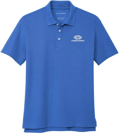 Port Authority C-FREE Cotton Blend Pique Polo with custom logo embroidery