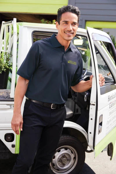 Port Authority Dry Zone Ottoman Polo with custom logo embroidery