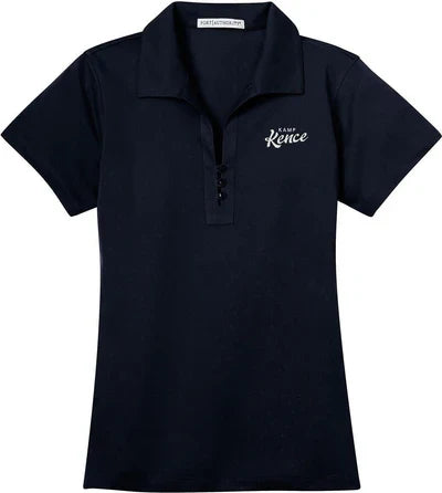 Port Authority Ladies Tech Pique Polo with custom logo embroidery