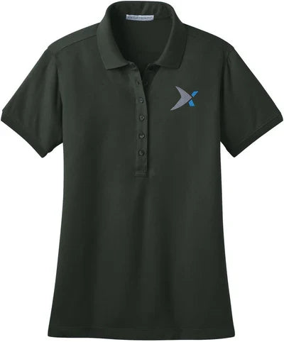 Port Authority Women's Stretch Pique Polo with custom logo embroidery