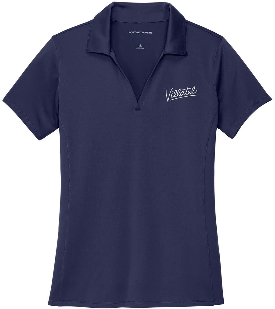 Port Authority Women's Performance Staff Polo with custom logo embroidery