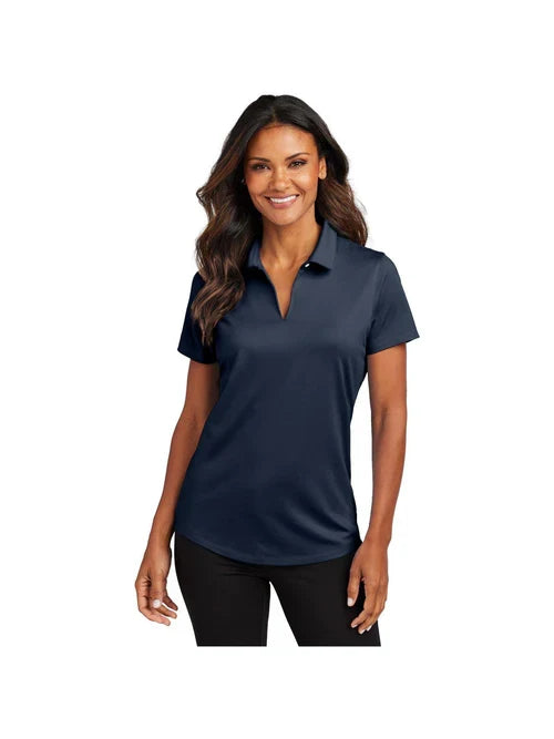 Port Authority Ladies City Stretch Polo with custom logo embroidery