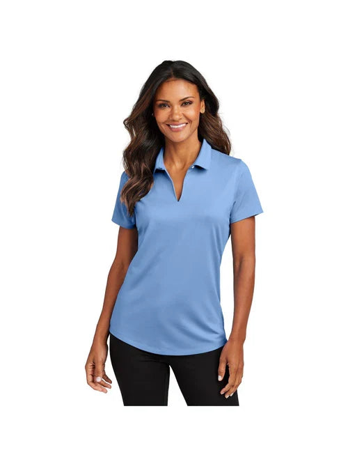 Port Authority Ladies City Stretch Polo with custom logo embroidery
