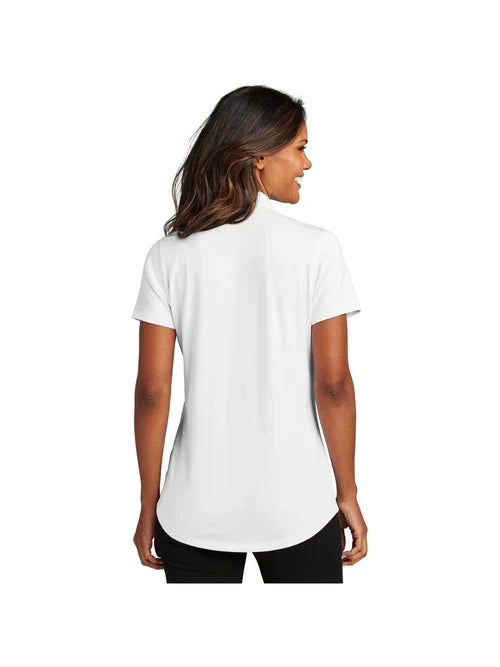 Port Authority Ladies City Stretch Polo with custom logo embroidery