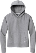 New Era Ladies Comeback Fleece Pullover Hoodie with custom logo embroidery