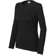 Sport-Tek Ladies Posi-UV Pro Long Sleeve with custom logo embroidery