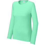 Sport-Tek Ladies Posi-UV Pro Long Sleeve with custom logo embroidery