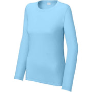 Sport-Tek Ladies Posi-UV Pro Long Sleeve with custom logo embroidery