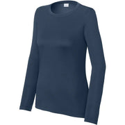 Sport-Tek Ladies Posi-UV Pro Long Sleeve with custom logo embroidery