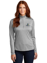 Sport-Tek Ladies Endeavor 1/2-Zip Pullover with custom logo embroidery