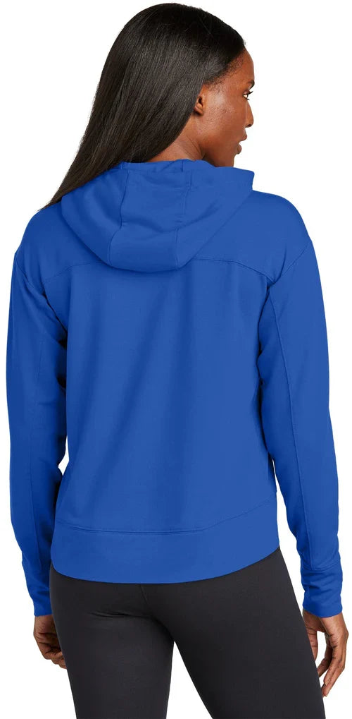 Sport-Tek Ladies Sport-Wick Fleece Hoodie with custom logo embroidery