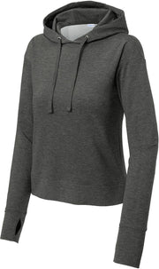 Sport-Tek Ladies Sport-Wick Fleece Hoodie with custom logo embroidery